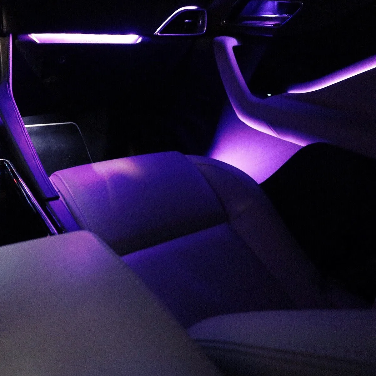 Car Decoration Accessories 18 in 1 Wireless LED Atmosphere Lights for Automotive Car Interior Ambient Acrylic Strips Lighting
