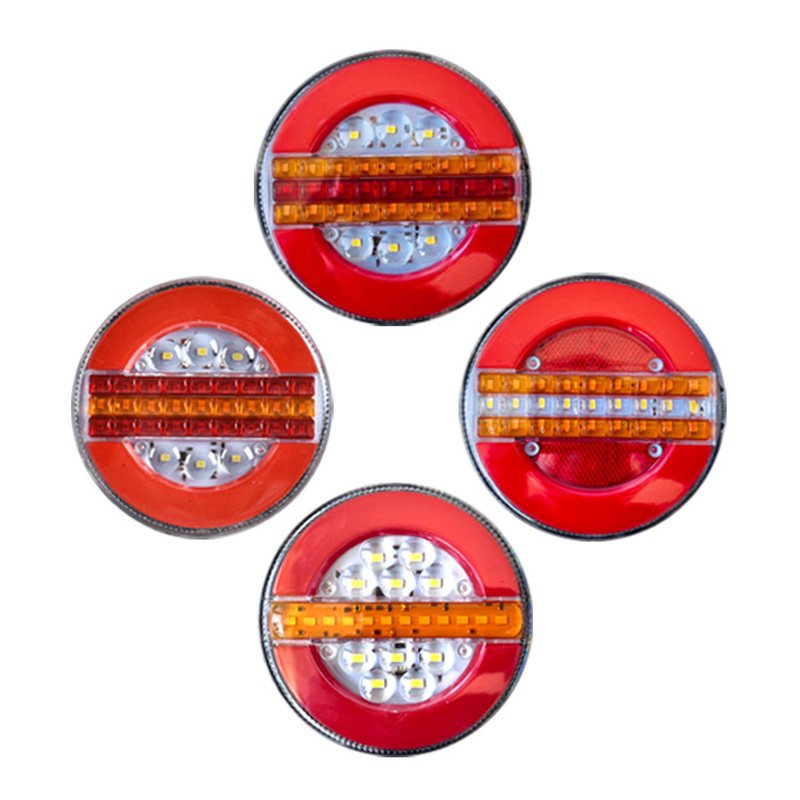 Automotive Accessories Truck Side Lights Truck Tail Lights Signal Dynamic Working Warning Light LED12 to 24V White Yellow Red
