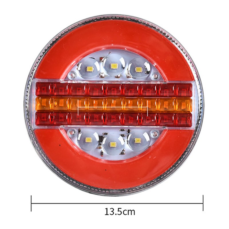 Automotive Accessories Truck Side Lights Truck Tail Lights Signal Dynamic Working Warning Light LED12 to 24V White Yellow Red