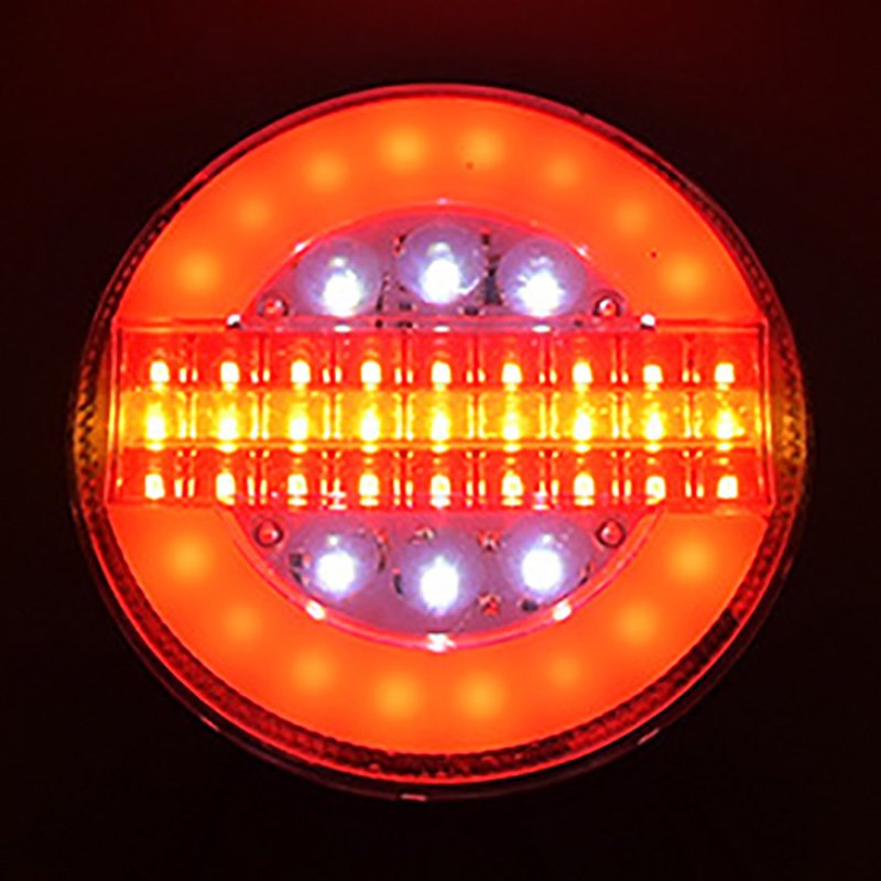 Automotive Accessories Truck Side Lights Truck Tail Lights Signal Dynamic Working Warning Light LED12 to 24V White Yellow Red