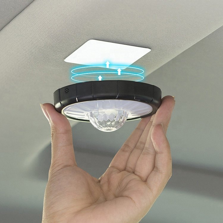 Car interior led light ceiling light DJ sound sensing music rhythm lamp portable magnetic lamp auto accessories Y1202