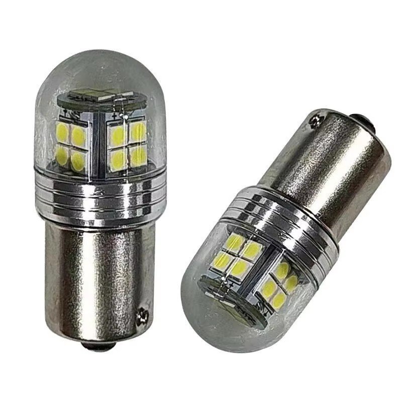 BA15S 1156 LED Bulb DC 6V Turn Signal Light Reverse Brake Stop Parking Backup Bulbs Auto Car Canbus Motorcycle Indicator Lamp