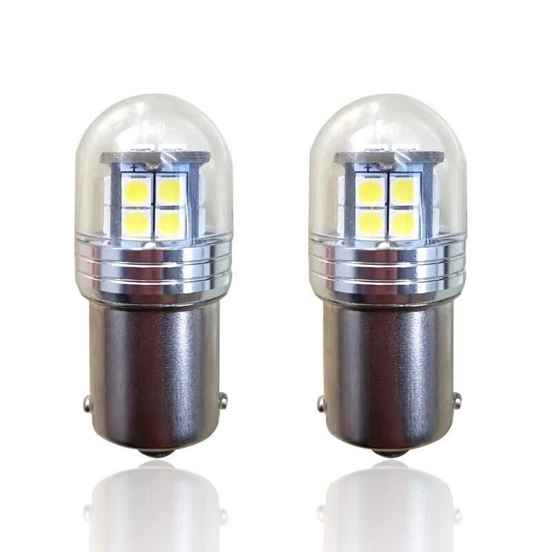 BA15S 1156 LED Bulb DC 6V Turn Signal Light Reverse Brake Stop Parking Backup Bulbs Auto Car Canbus Motorcycle Indicator Lamp