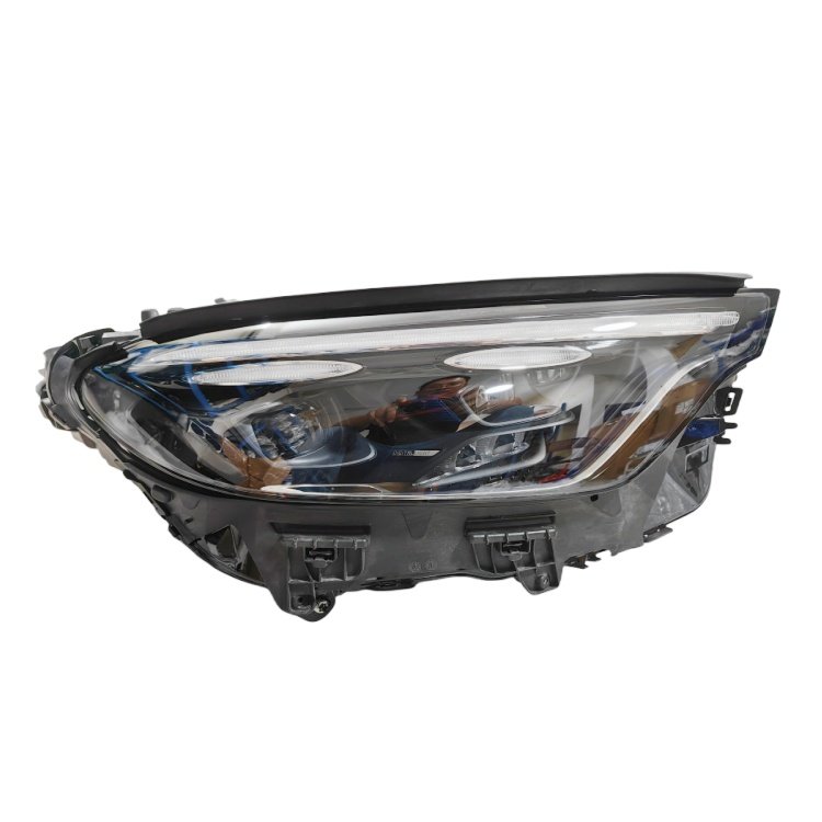 High-End Geometric Beam Adaptive Headlights for GLC 254 Cars Cool White Light Waterproof Feature