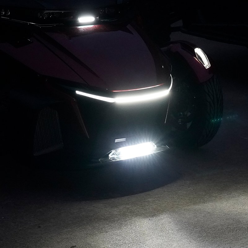 YongJin Others Car Light Accessories Accent Light Front Hood Light with DRL For Can Am Spyder RT 2020-2024