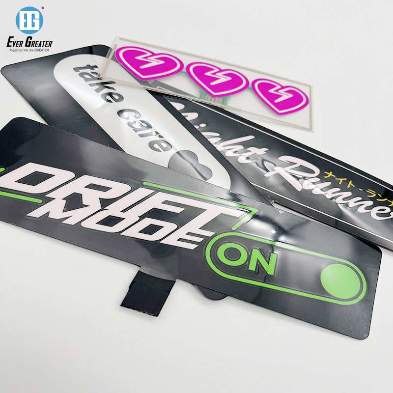 Personalized Flashing Stickers Cars Customizable Mobile Phone Accessories Design Custom Waterproof LED Car Sticker