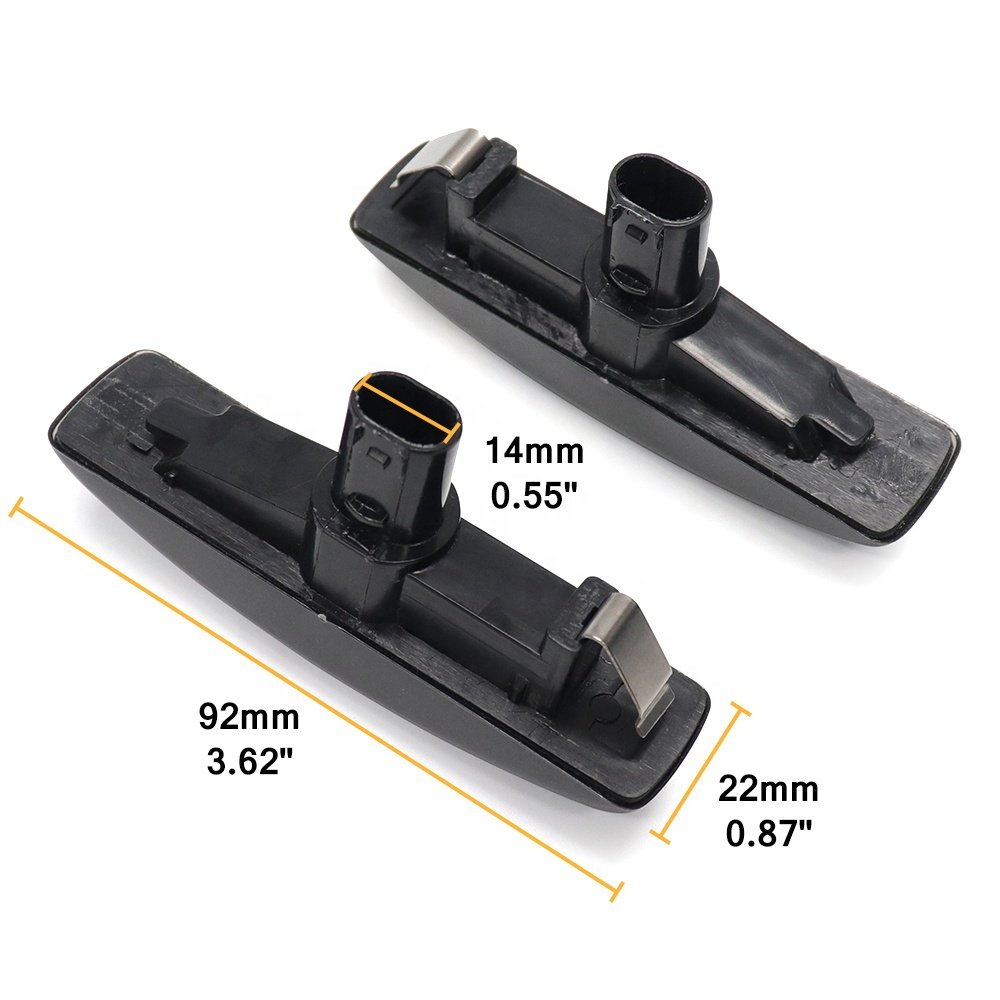 Quality Dynamic LED side marker indicator lights for Land Rover Discovery 3 4 Freelander LR2 LR3 Blinker sequential signal lamps