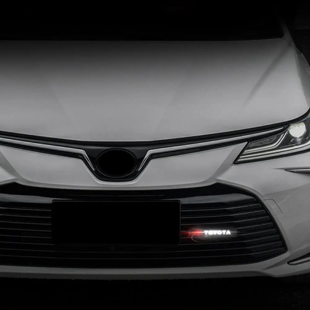 Car Logo LED Light Car Front Grille Emblem Badge Illuminated Decal Sticker Quality Accessories for Car Tuning