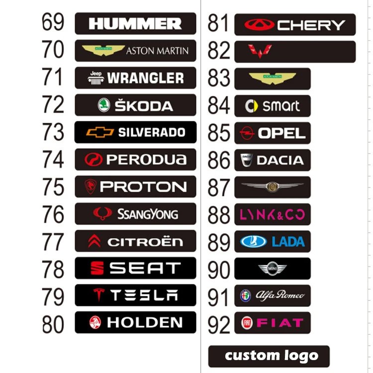 Car Logo LED Light Car Front Grille Emblem Badge Illuminated Decal Sticker Quality Accessories for Car Tuning