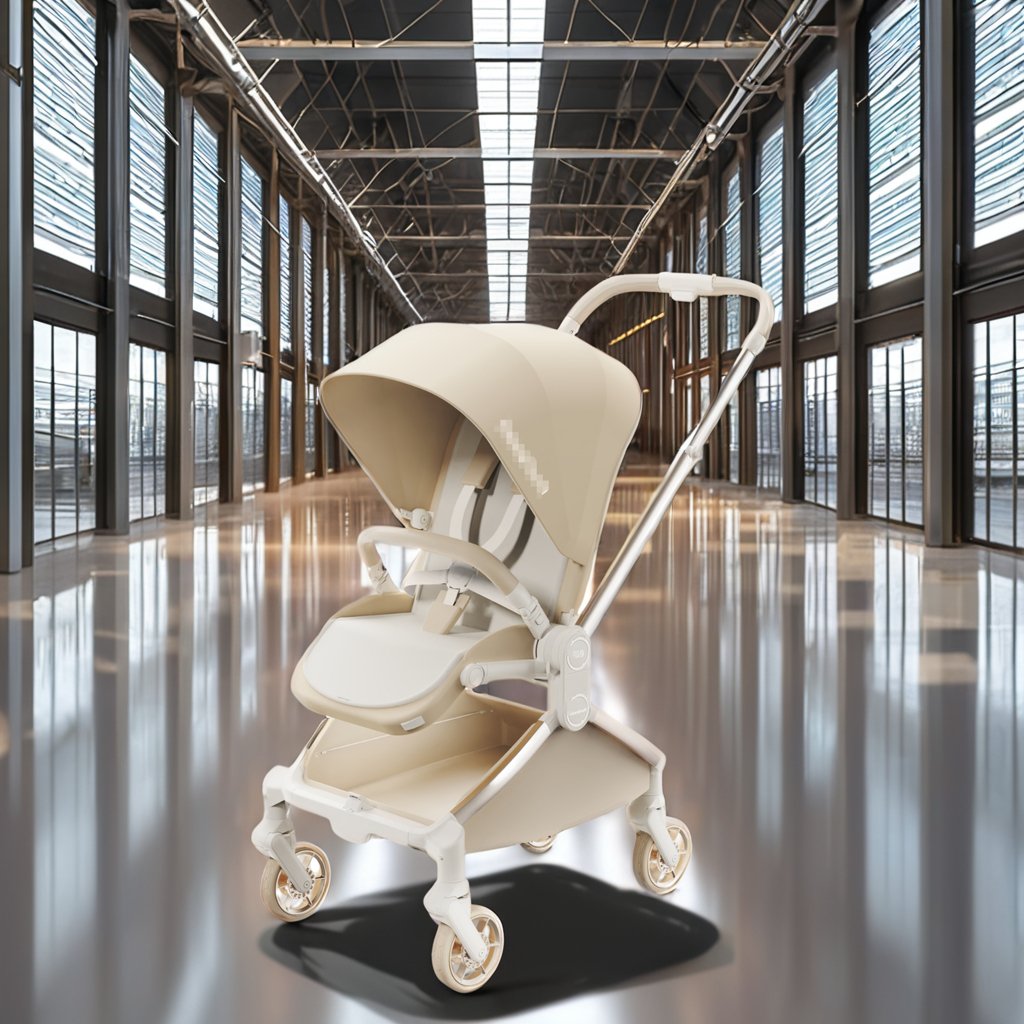 Factory Supply 3-in-1 Mode 3D Printed Quick-Folding One-Hand Child Pushchair Mama Pram Baby Stroller Car baby accessories
