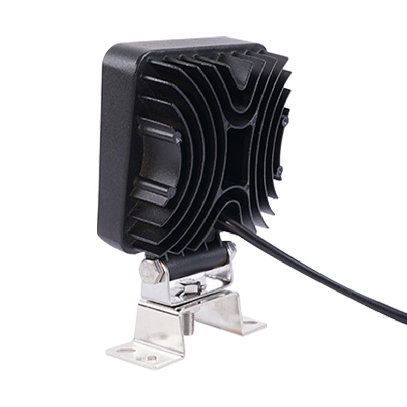 Long Spot Beam Super Bright Amber White High Efficient 4.3 Inch 40w Square 12v-40v Offroad Truck Tractor Led Work Light