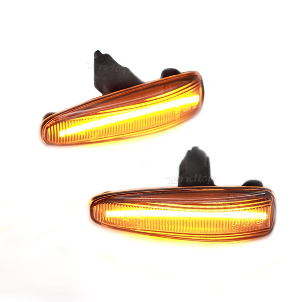 LED sequential blinker Side Marker Signal lights For Mitsubishi Lancer Evolution Outlander Sport L200 dynamic indicators lamps