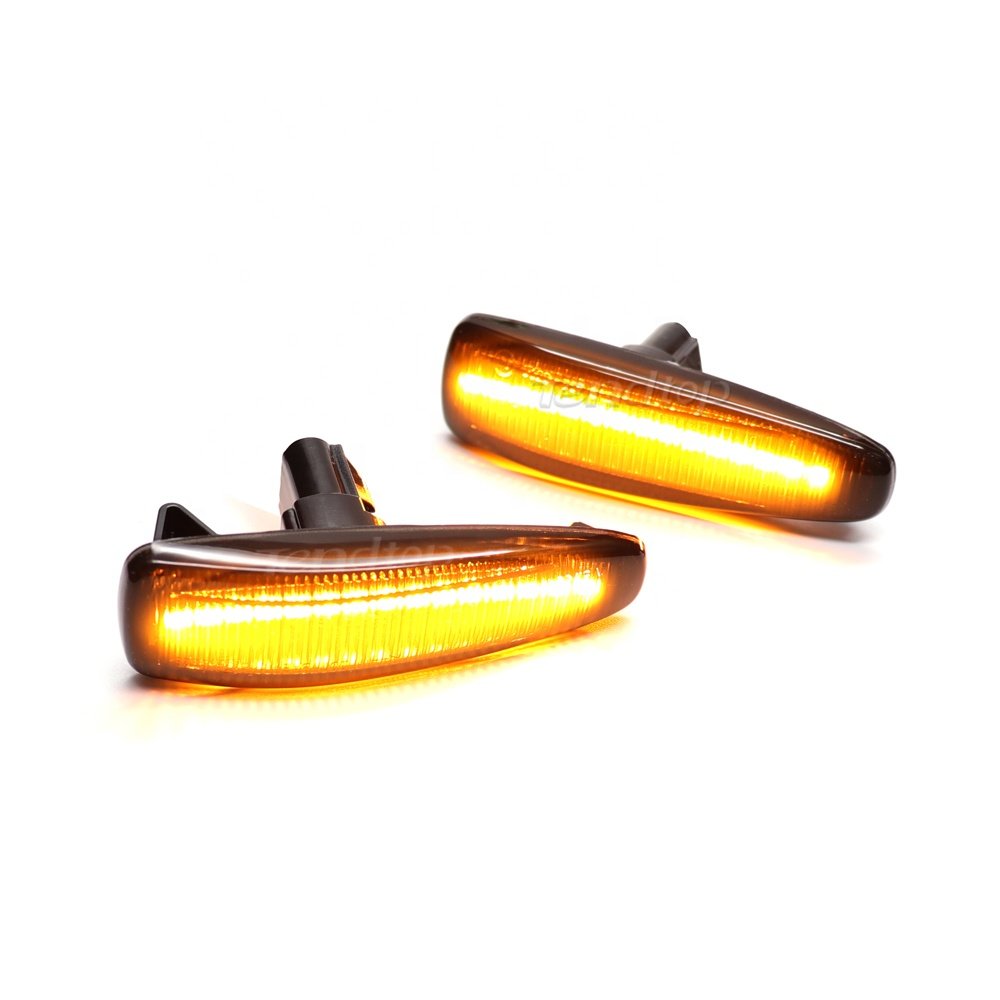 LED sequential blinker Side Marker Signal lights For Mitsubishi Lancer Evolution Outlander Sport L200 dynamic indicators lamps