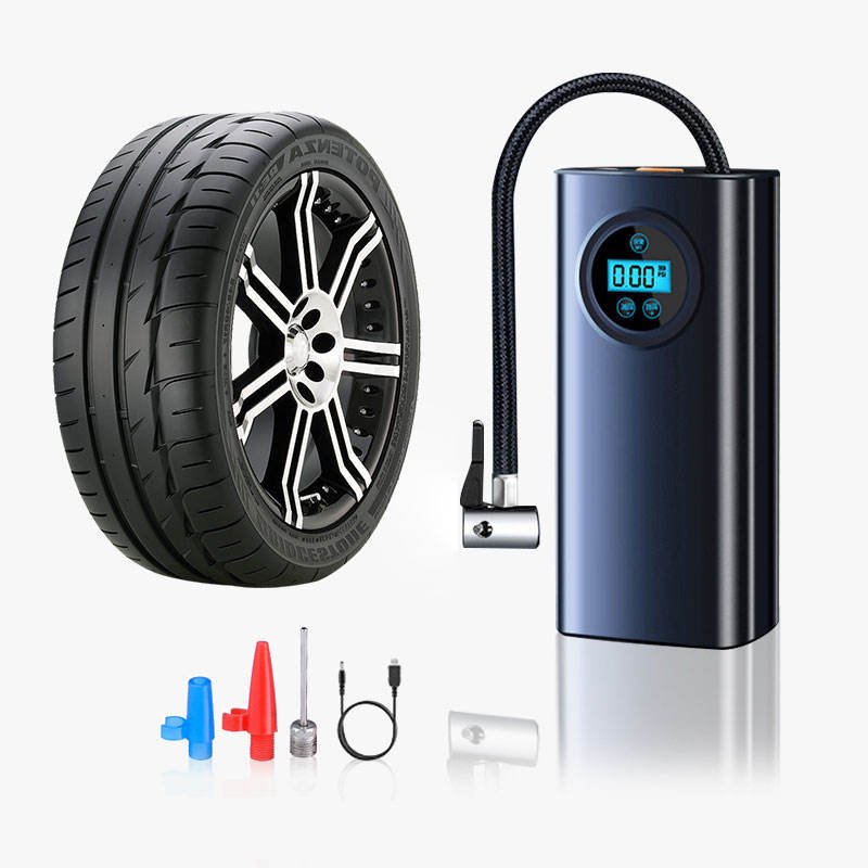 SUKFLOW Spot New Products Car Tyre Inflator 150 PSI Portable Handheld Smart Digital Touch Screen Cordless Air Pump