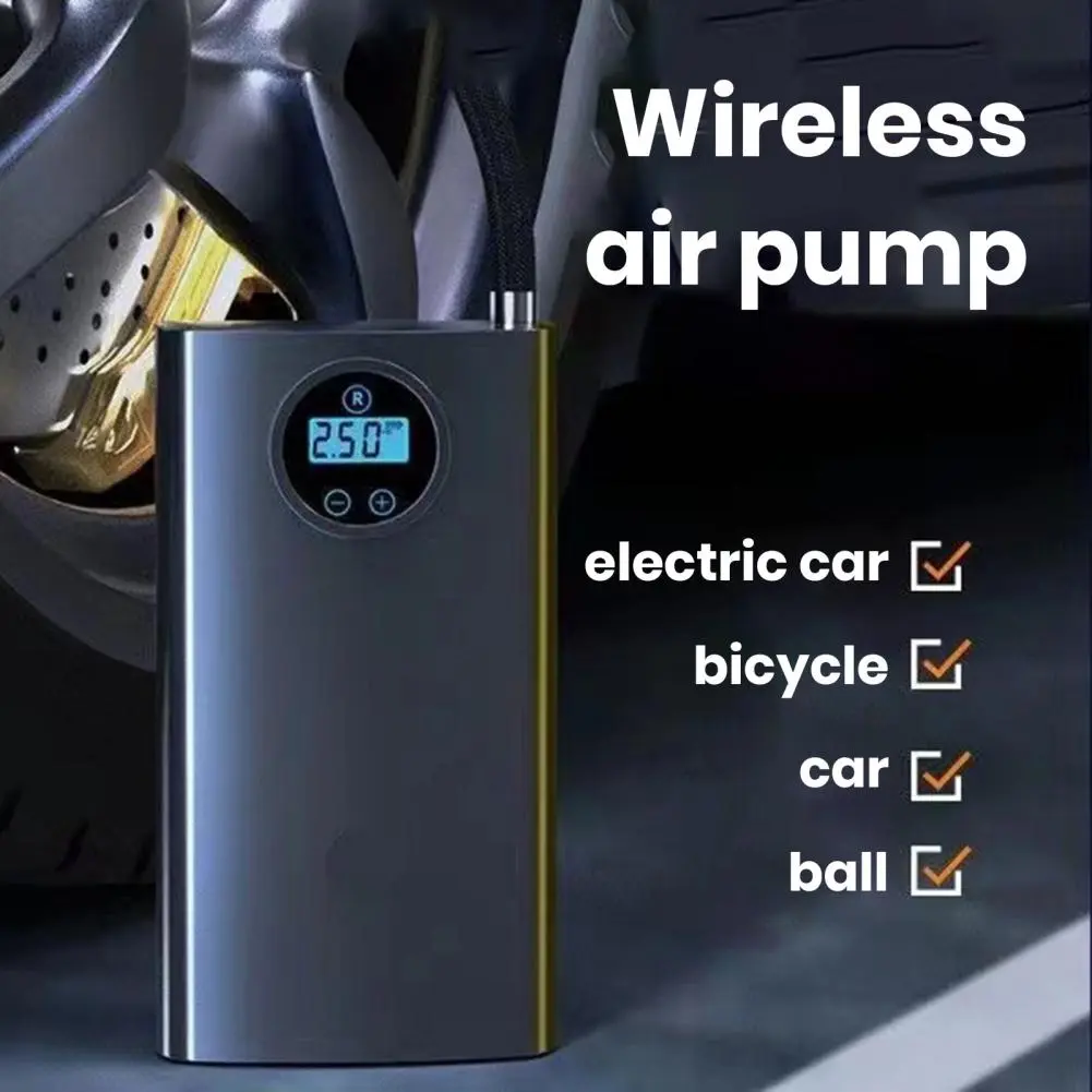 SUKFLOW Spot New Products Car Tyre Inflator 150 PSI Portable Handheld Smart Digital Touch Screen Cordless Air Pump