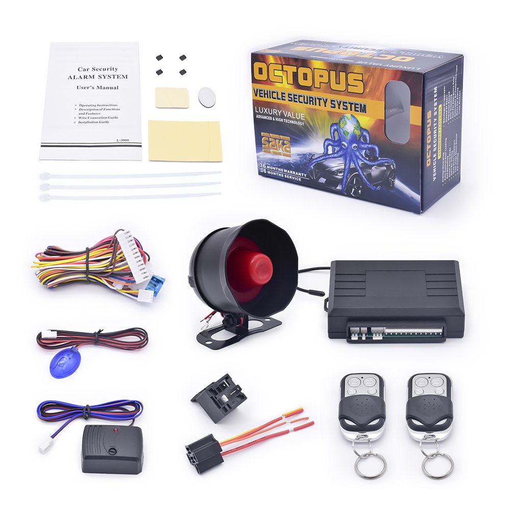 Universal Auto accessories Car Alarms System One Way Vehicle Tracking System Security Car Alarm