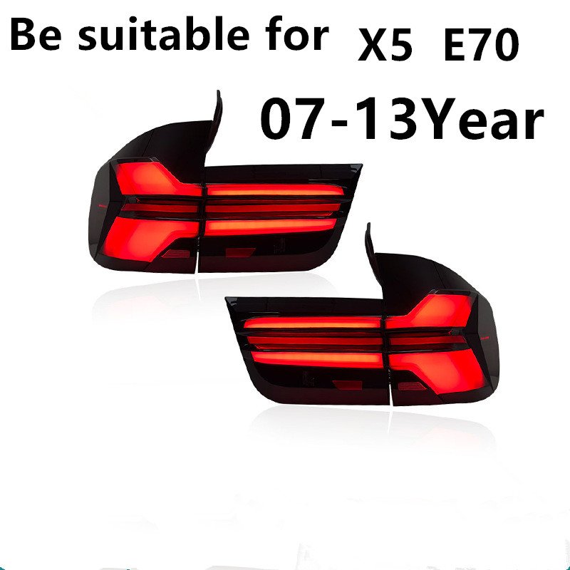 New For BMW X5 LED taillights E70 2007-2013 dynamic signal braking reversing car accessories