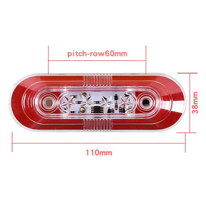 Automotive accessories LED24V flashing truck side lights, truck tail lights, safety work signal warning lights