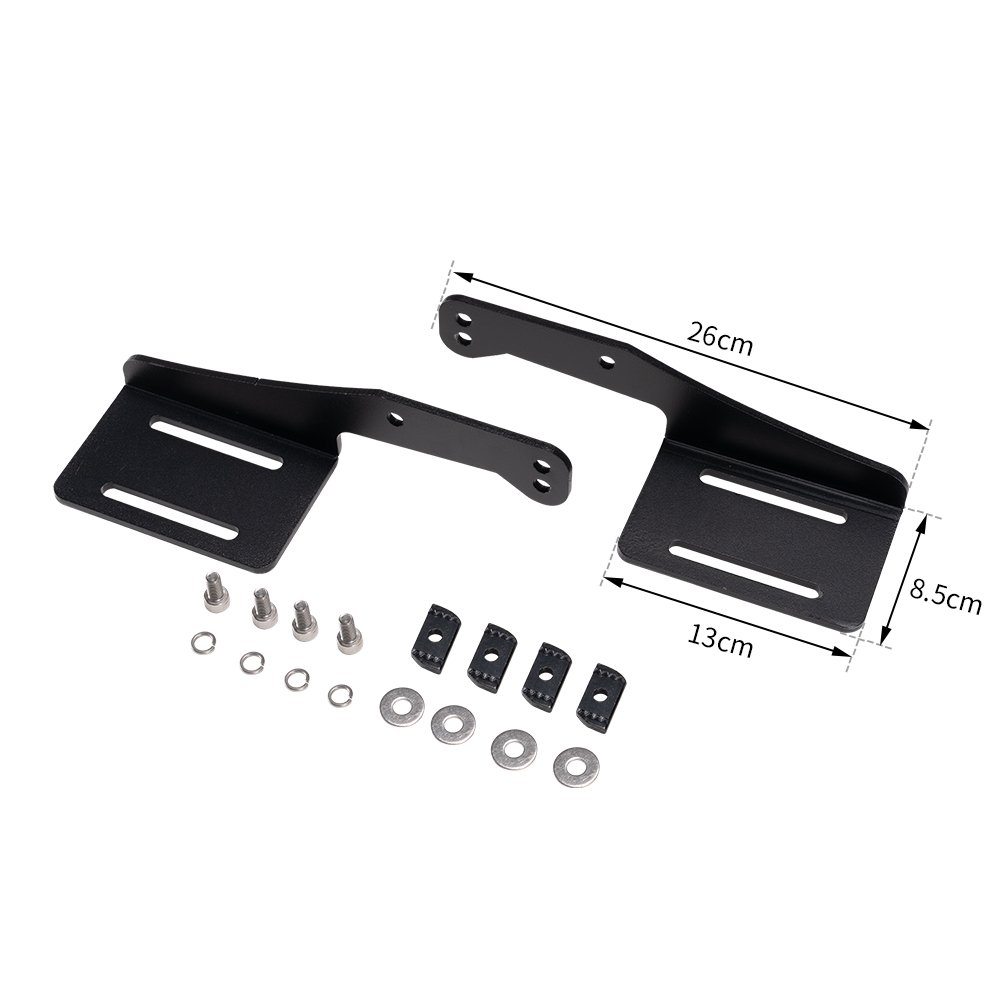 Car LED Light Bar Mount Brackets Kit For Roof Rack Platform 4x4 Offroad Accessories