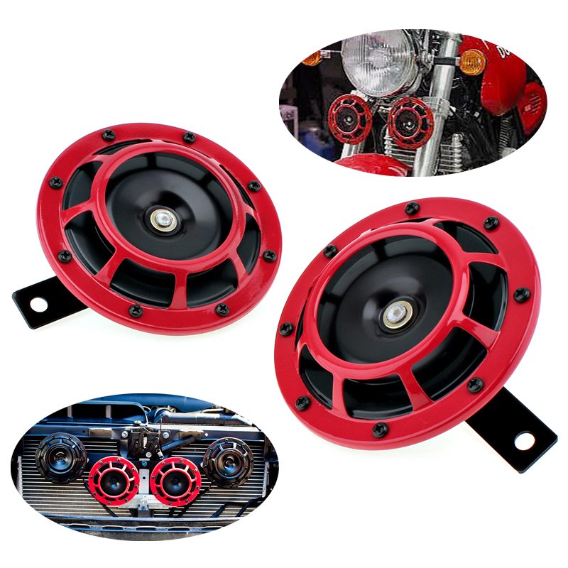 CHSKY Loud Car Horn Universal 118dB Waterproof Electric for Hella Type Horn Dual Tone Horn Car Accessory
