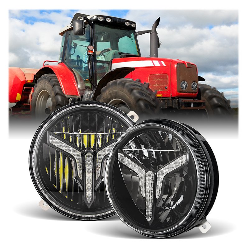 Agrolite Led Work Headlight For Offroad Truck Agricultural High Low Sealed Beam Lights Led Car Light