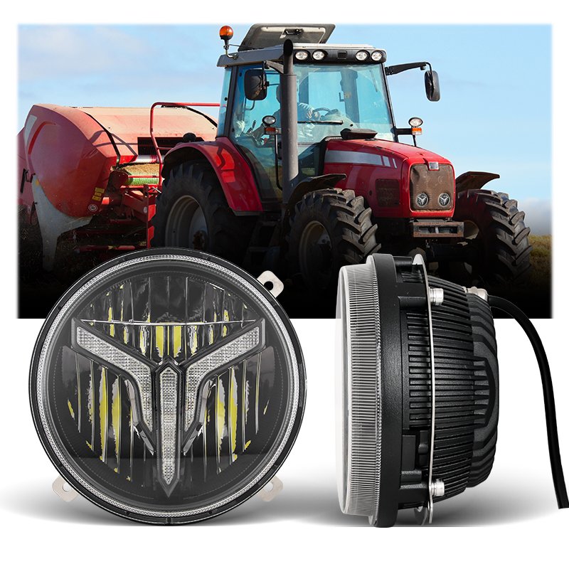Agrolite Led Work Headlight For Offroad Truck Agricultural High Low Sealed Beam Lights Led Car Light