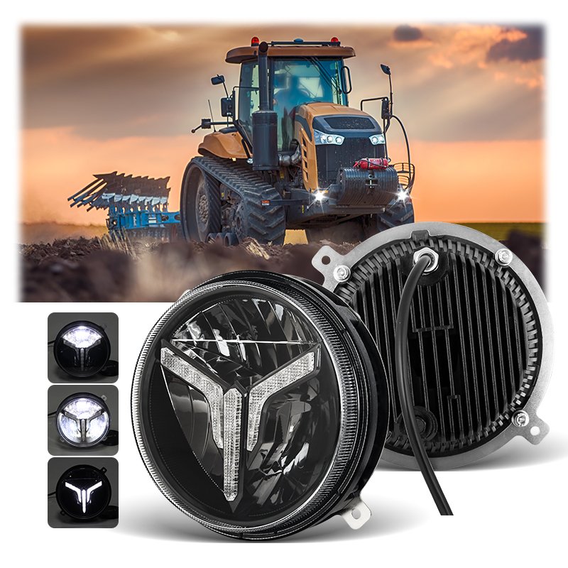 Agrolite Led Work Headlight For Offroad Truck Agricultural High Low Sealed Beam Lights Led Car Light