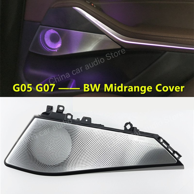 LED Cover Center Control Panel For BMW G05 X5 G07 X7 Series Front Rear Door Glow Cover Lighting Trim Horn Kit Tweeter Speakers