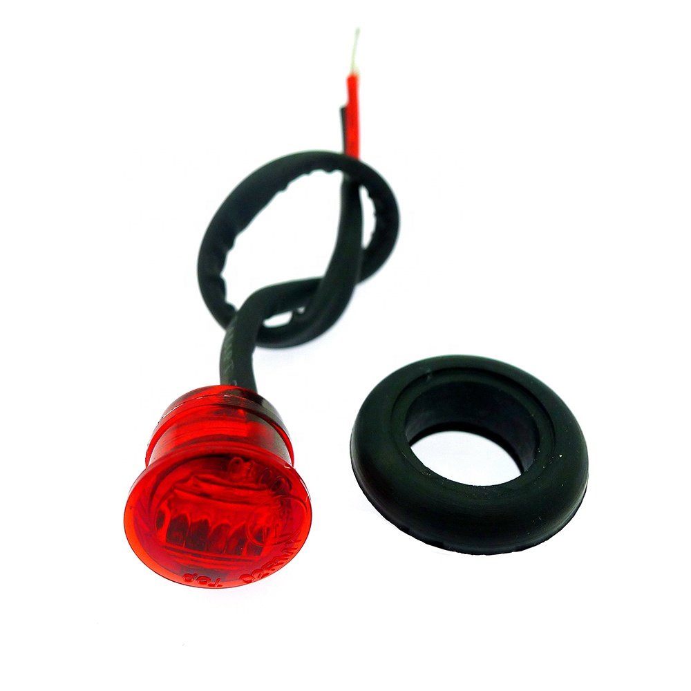 Hot sale 3/4 Inch Round LED Side Marker Lights Clearance Other Car light Accessories For Boat Trailer RV Pickup DOT/CE approved