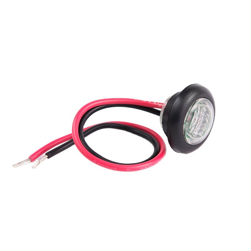 Hot sale 3/4 Inch Round LED Side Marker Lights Clearance Other Car light Accessories For Boat Trailer RV Pickup DOT/CE approved