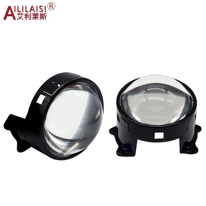 Aililaisi 3 inch WiFi Controlled Led Headlight Projector Turning Driving Blink Angel Eyes Devil Eye for motorbike lamp demon Car