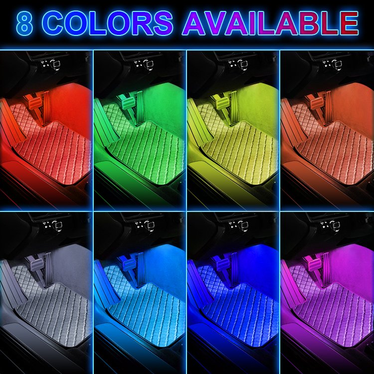 High Quality Other Car Lighting Accessories 12V LED Neon Strip APP LED Car Atmosphere Light Decorative Ambient Lighting for car