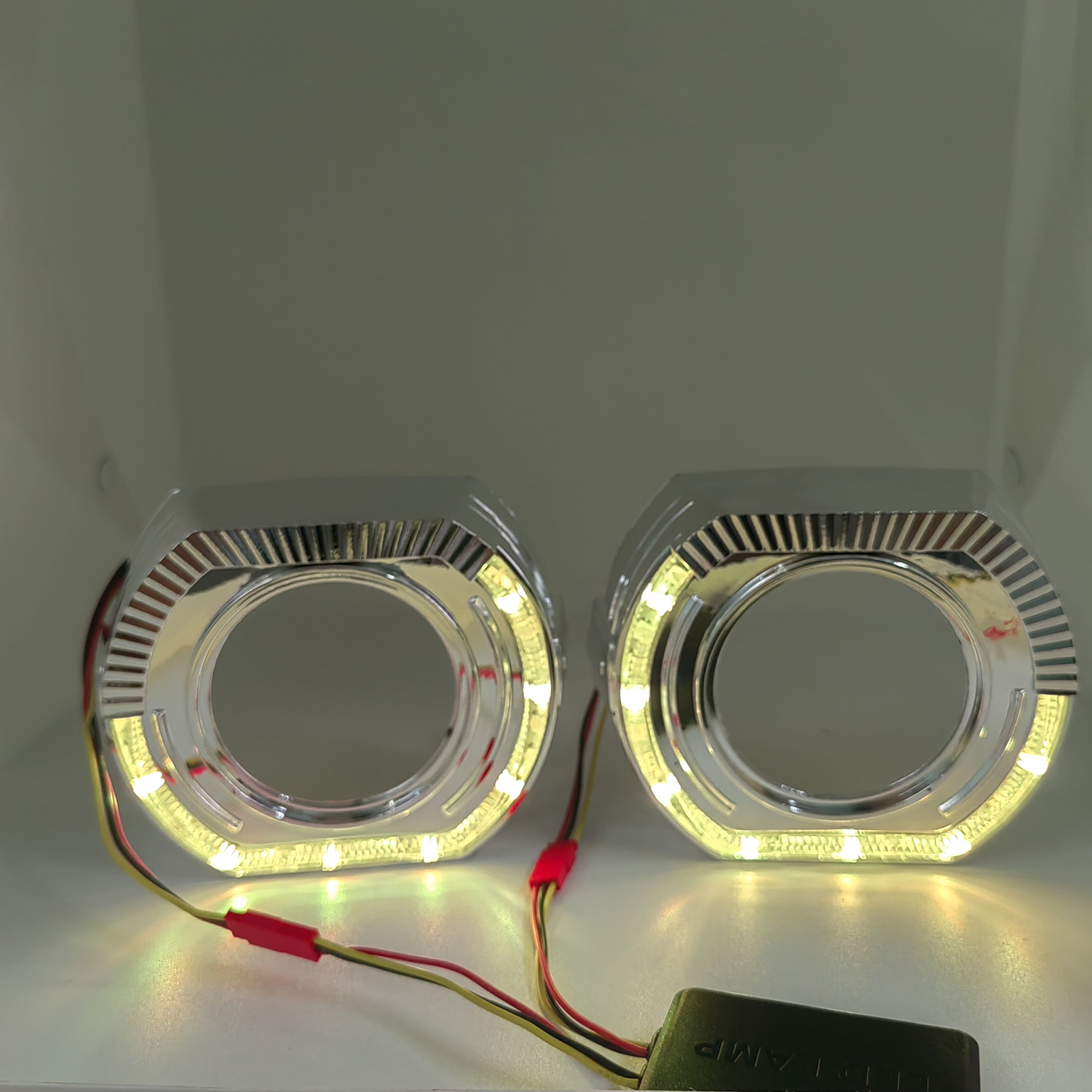 3.0 inch sport type angel eye projector Shrouds fit for Projector Lens Headlight for bmw