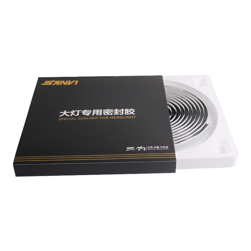 SANVI High Quality Hot Melt Auto Headlight Retrofit Black Snake Butyl Synthetic Rubber Glue Sealant Car Light Accessories