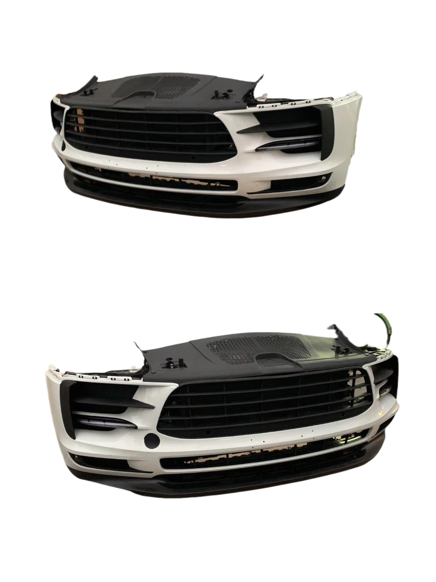 Suitable for replacing the cover of the front nozzle assembly of the Porsche Cayenne Maca Paramera plastic front bumper assembly