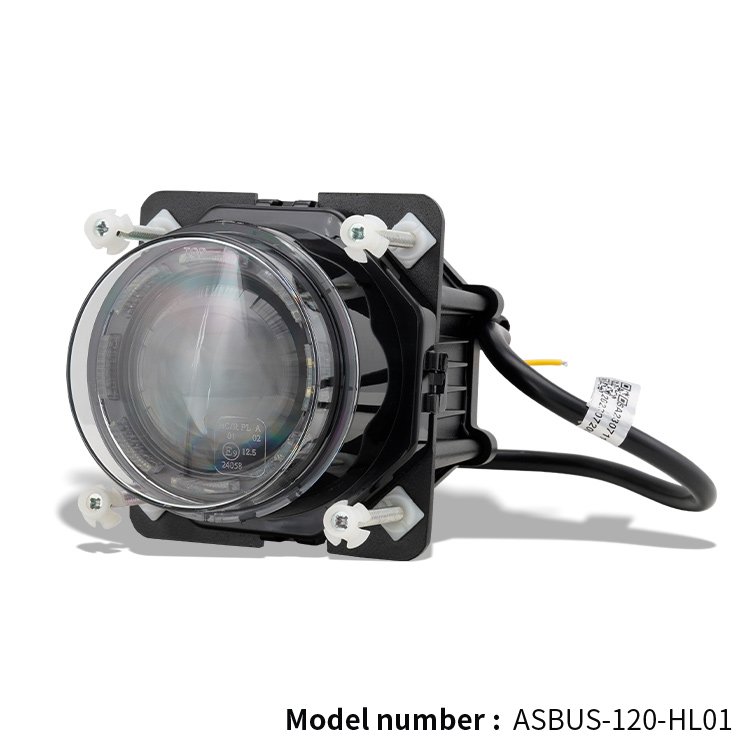 E9 R112 R7 Approved 85W 90MM 3.5 Inch LED Bus Headlamp Hi-Lo Beam w/Parking Light for buses,trucks,tractors