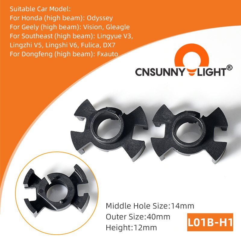 Auto Lamp Holders Front Kit Others Car LED Headlight Light Bulb Accessories H7 Socket Base Retainer Holder Headlamp H1 Adapter