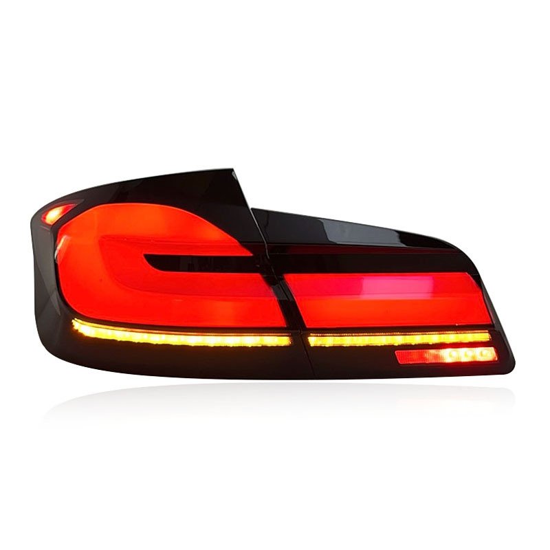 For 11-17 BMW 5 Series F10 Taillight Assembly F18 Modified with New LED Driving Flow Turn Signal