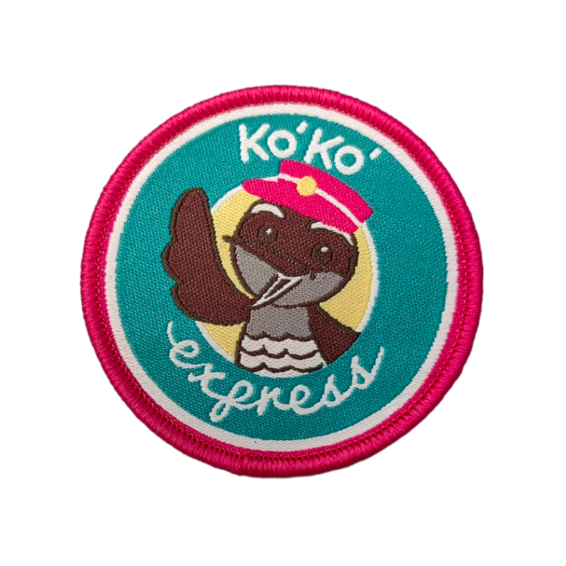Wholesale Fashion Cheap Hat Accessories Custom Embroidered Patch Circle Woven Badges Iron On Garment Patches