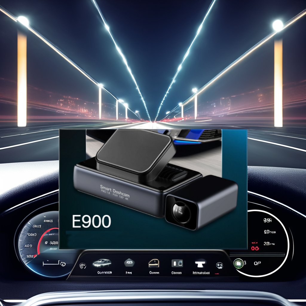E900-4K Dashcam with Black Light Night Vision 4G Cloud Recorder Sony415 Lens Exclusive Private Model High Appearance Level Autos