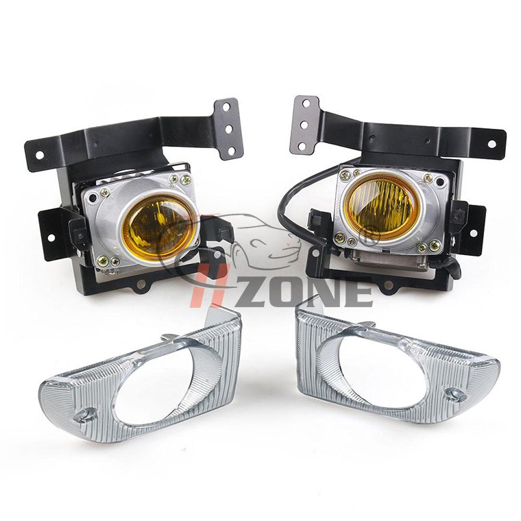 FOG Light for HONDA CIVIC 1992-1995 4D H3 12V 55W Other HEADLIGHT 55 Front Lights Clear Black Eg 1992-1995 1 YEAR 20 Pairs