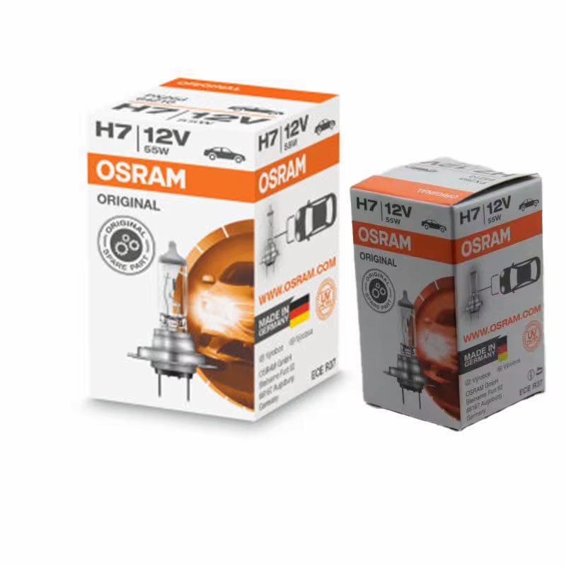 White utility halogen head light 12v halogen tungsten lamp cheap Osram car headlight lamps