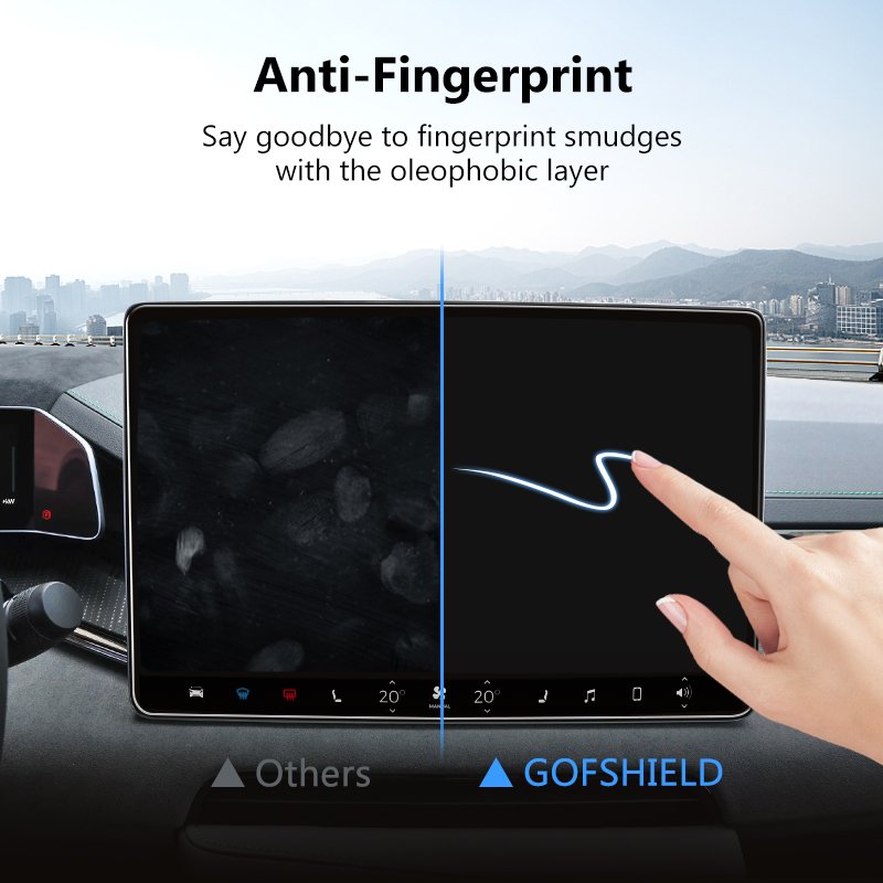 2024 Accessories 9H Nano Glass Navigation Screen Protection Film For Tesla Model 3/Y HD Clear Anti Shock Cars Screen Protector