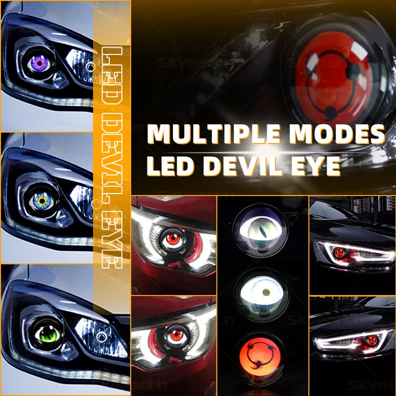 New Arrival 12W 6 Styles Demon Eye Car Devil Eyes Headlights Car Lighting System Other Car Light Accessories