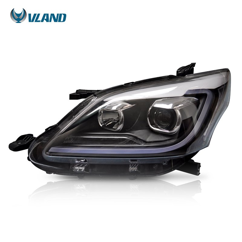 Vland Factory Wholesale Headlight for Toyota Innova 2012-2015 LED Light Car Parts Accessories Head Lamp Auto Sequential Lighting