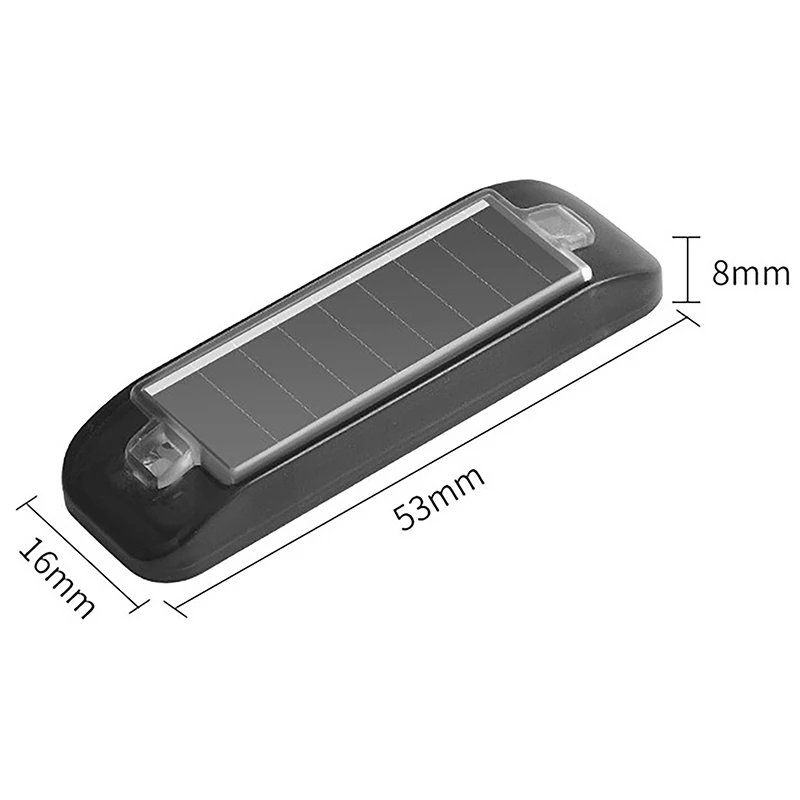 Solar Warning LED Flashing Light Waterproof Solar Security Lights for Night Driving Barricade Safety Road Construction Signs