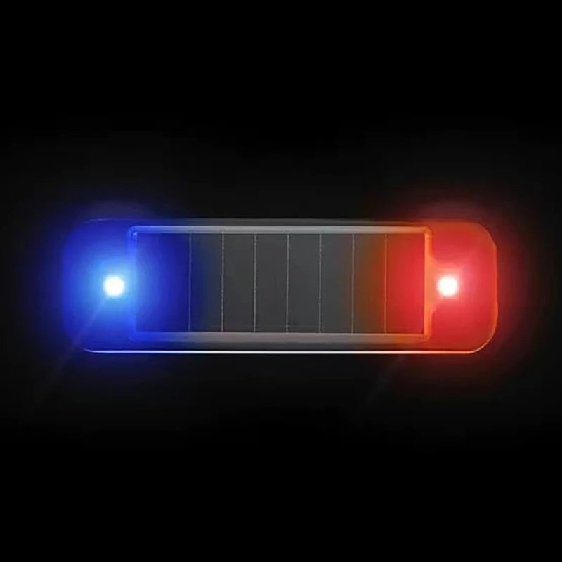 Solar Warning LED Flashing Light Waterproof Solar Security Lights for Night Driving Barricade Safety Road Construction Signs