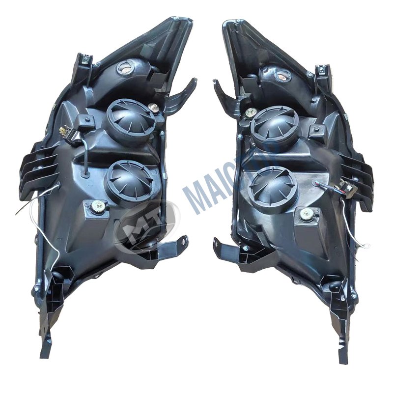 Maictop Car Accessories Front Modified LED DRL Headlights for Hilux Vigo Pickup 2008-2012 Headlight Auto Parts 12V / 36