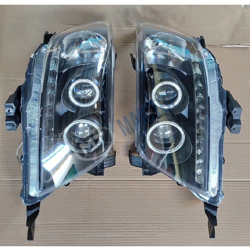 Maictop Car Accessories Front Modified LED DRL Headlights for Hilux Vigo Pickup 2008-2012 Headlight Auto Parts 12V / 36