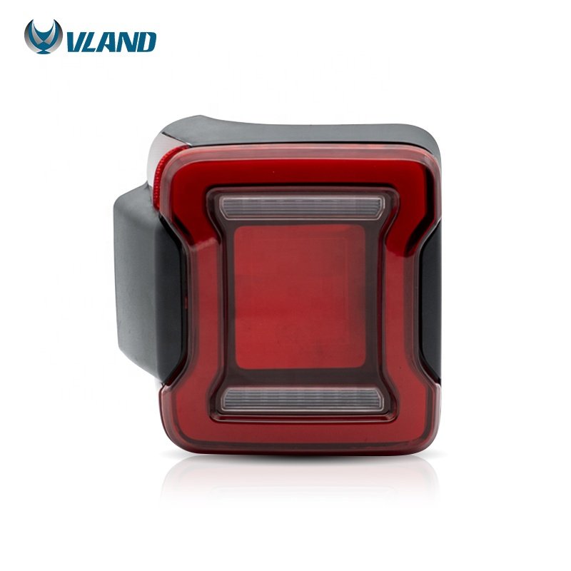 VLAND LED Taillights Dynamic Turn Signal Rear Tail Lamp Assembly 2018 2019 Tail Light For Jeep Wrangler JL Accessories Lighting